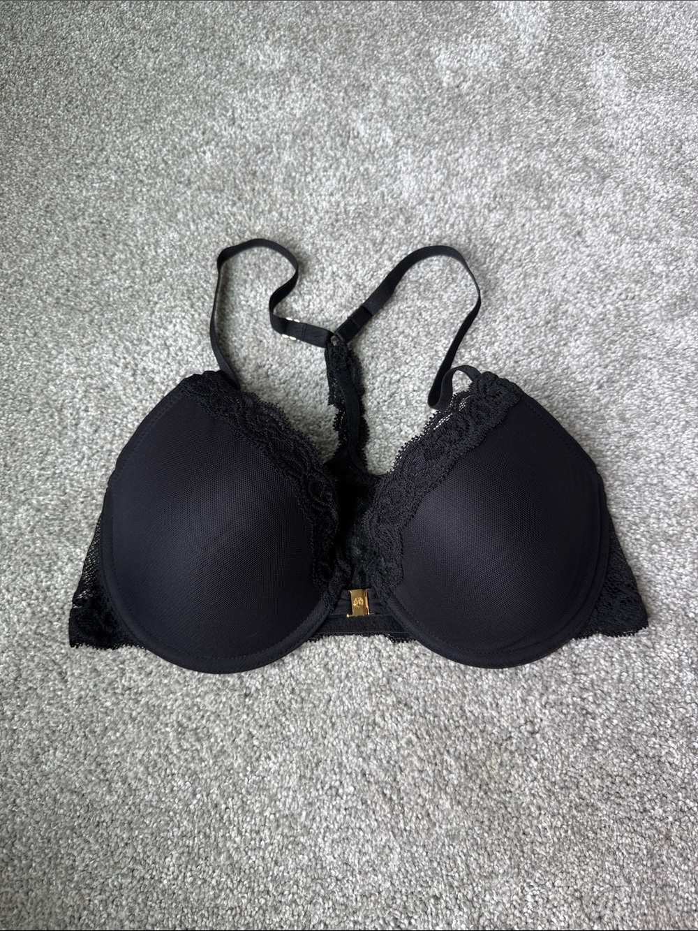 Natori Black Lace T-Shirt Bra